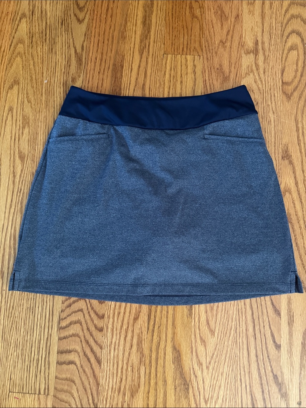 adidas Mini Skort with Navy Waistband